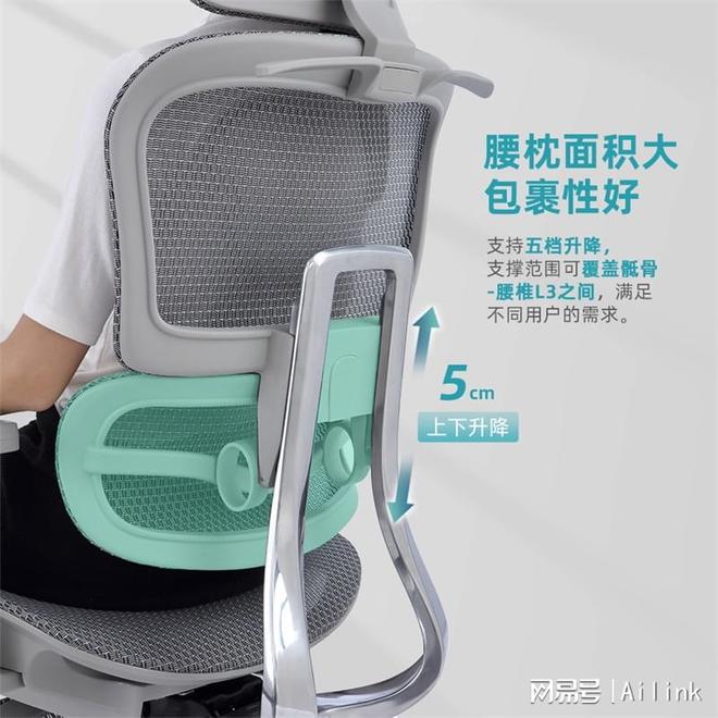 评测：9大工学设计居家办公舒适首选开元棋牌爱琳人体工学椅AY838(图5)